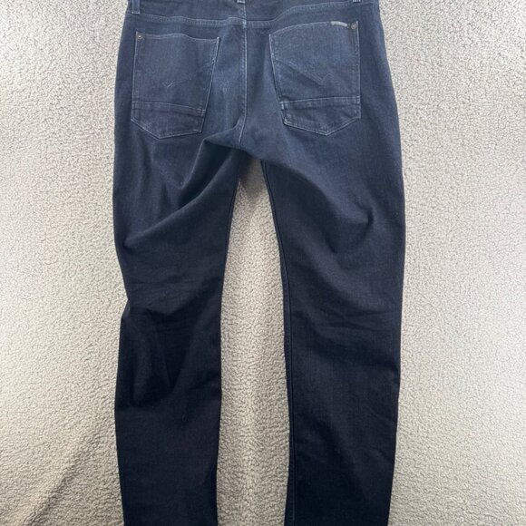 Hudson Mens Blake Slim Straight Jeans Dark Wash Denim Size 36 - Picture 2 of 10